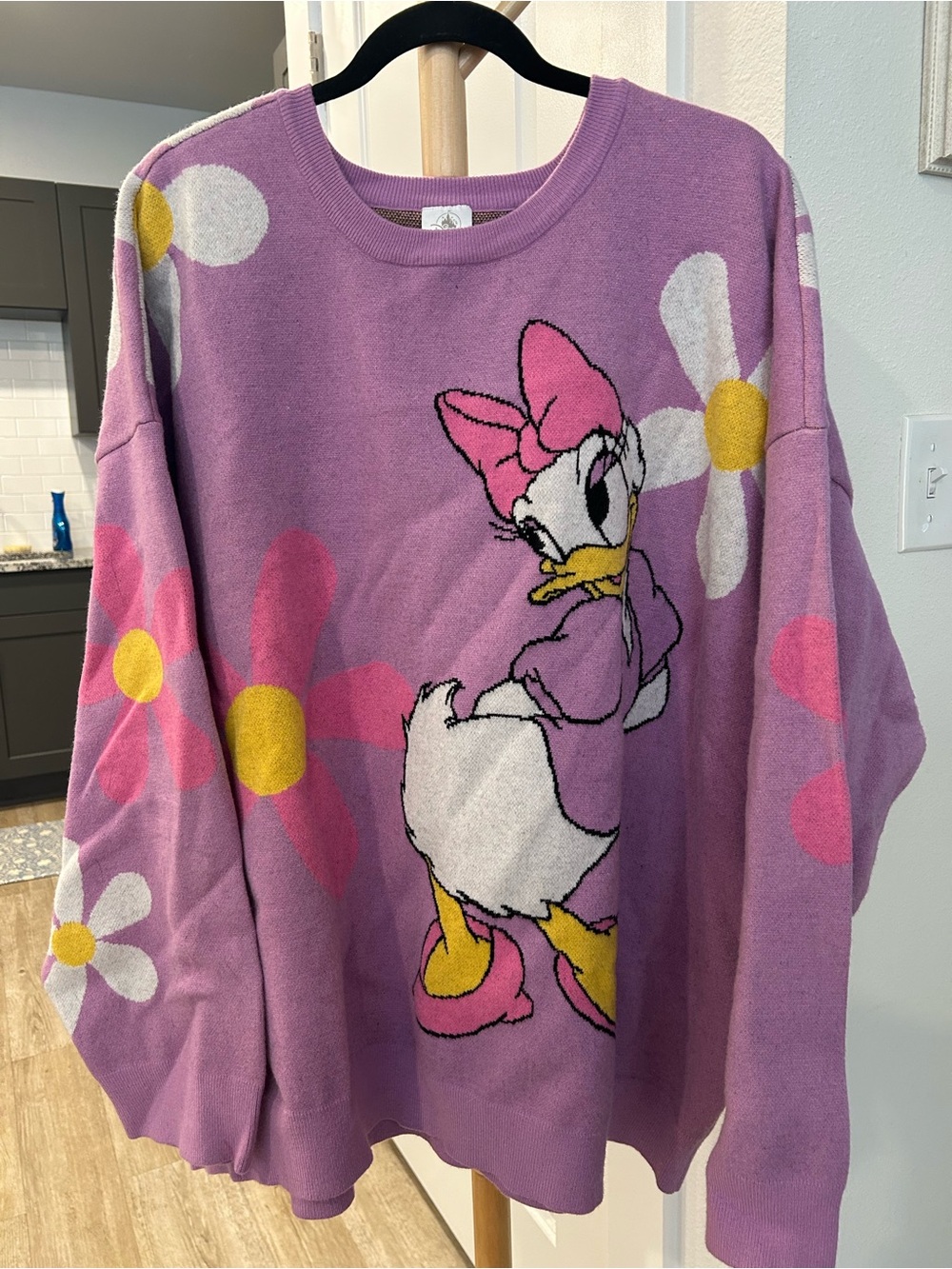 Daisy Duck Sweater with Flowers